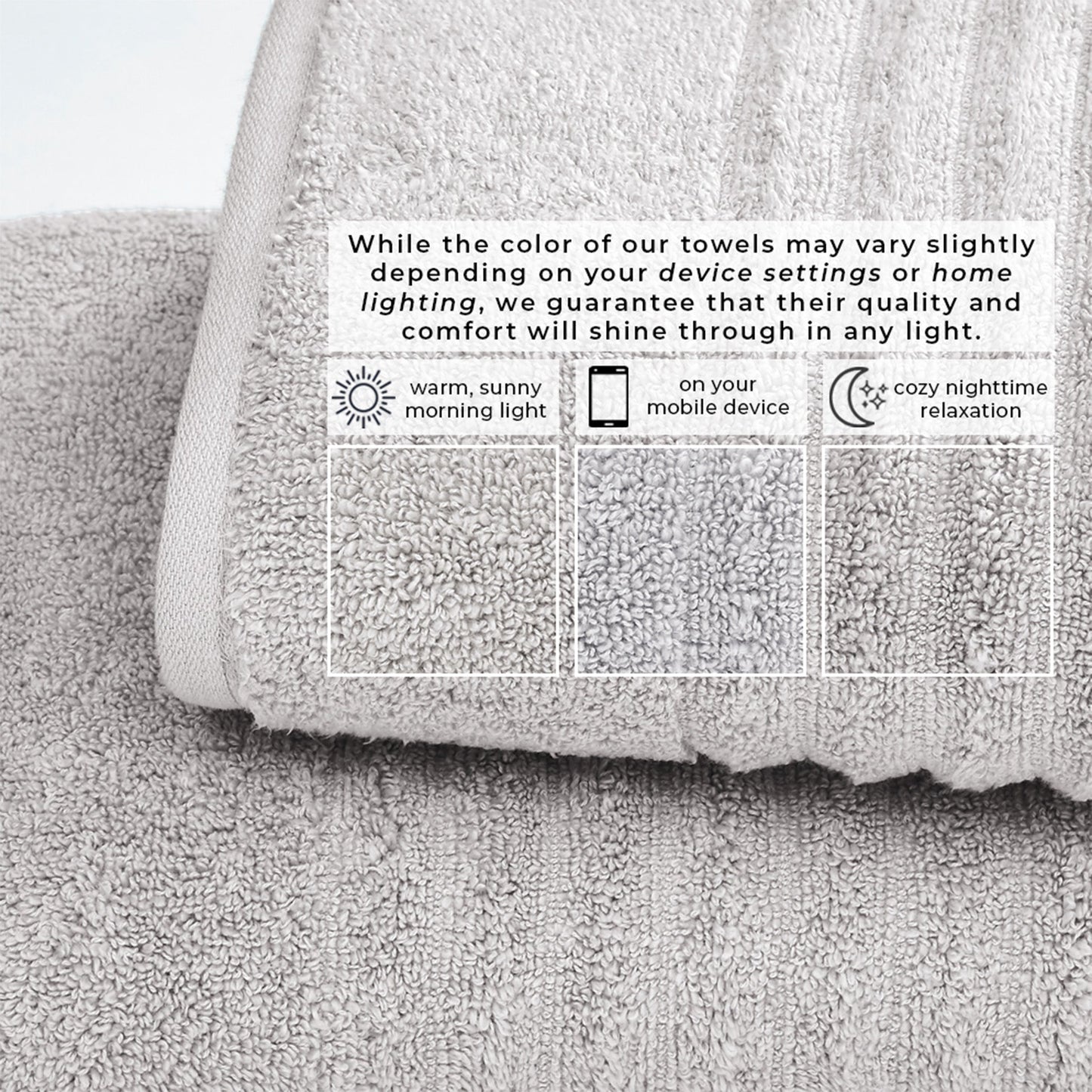 Luxury Combed Cotton Bath Towel Set - Karina Collection