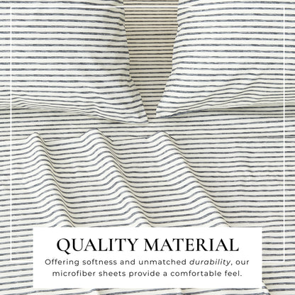 Striped Sheet Set - Evette Collection