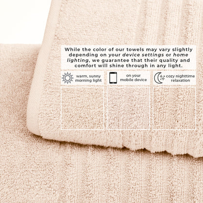 Luxury Combed Cotton Bath Towel Set - Karina Collection