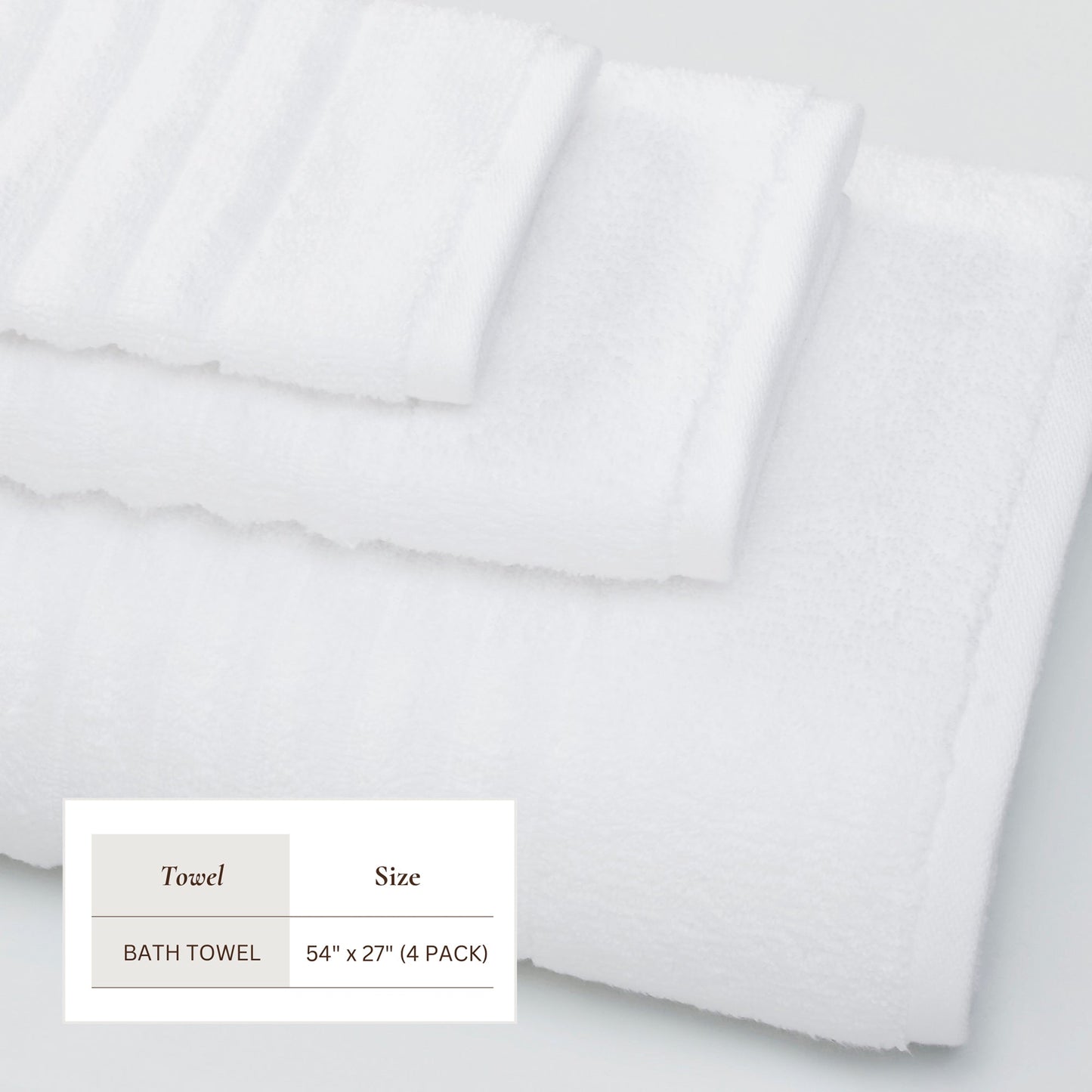 Luxury Combed Cotton Bath Towel Set - Karina Collection