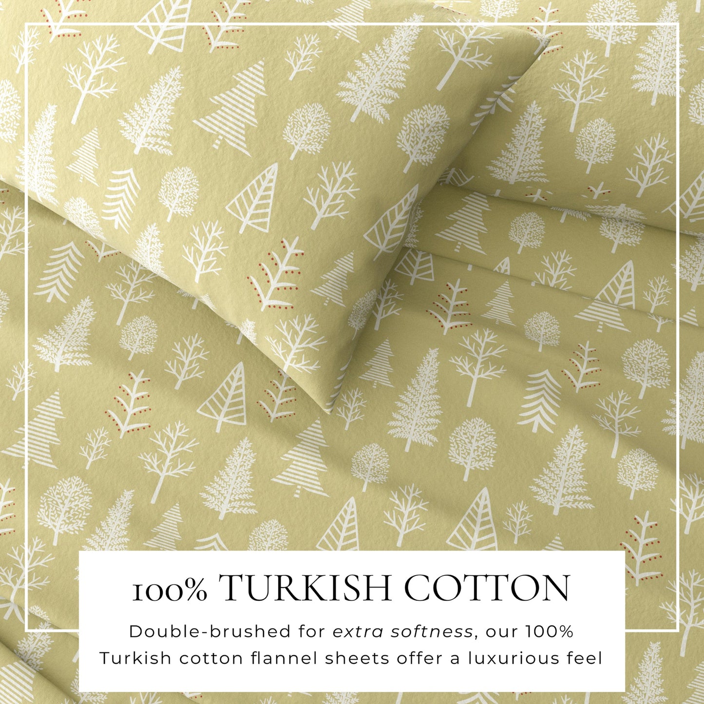 Turkish Cotton Flannel Sheet - Lakeview Collection