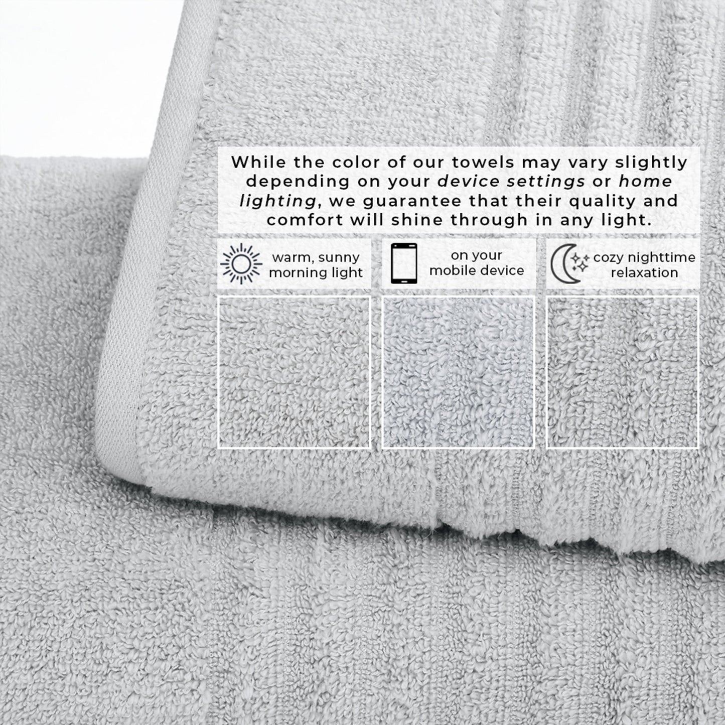 Luxury Combed Cotton Bath Towel Set - Karina Collection