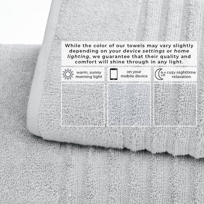 Luxury Combed Cotton Bath Towel Set - Karina Collection