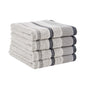 Decorative Cotton Stripe Bath Towel Set - Noelle Collection