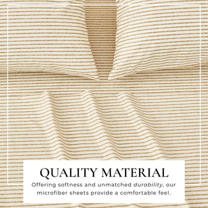 Striped Sheet Set - Evette Collection