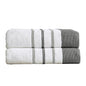 Decorative Cotton Stripe Bath Towel Set - Noelle Collection