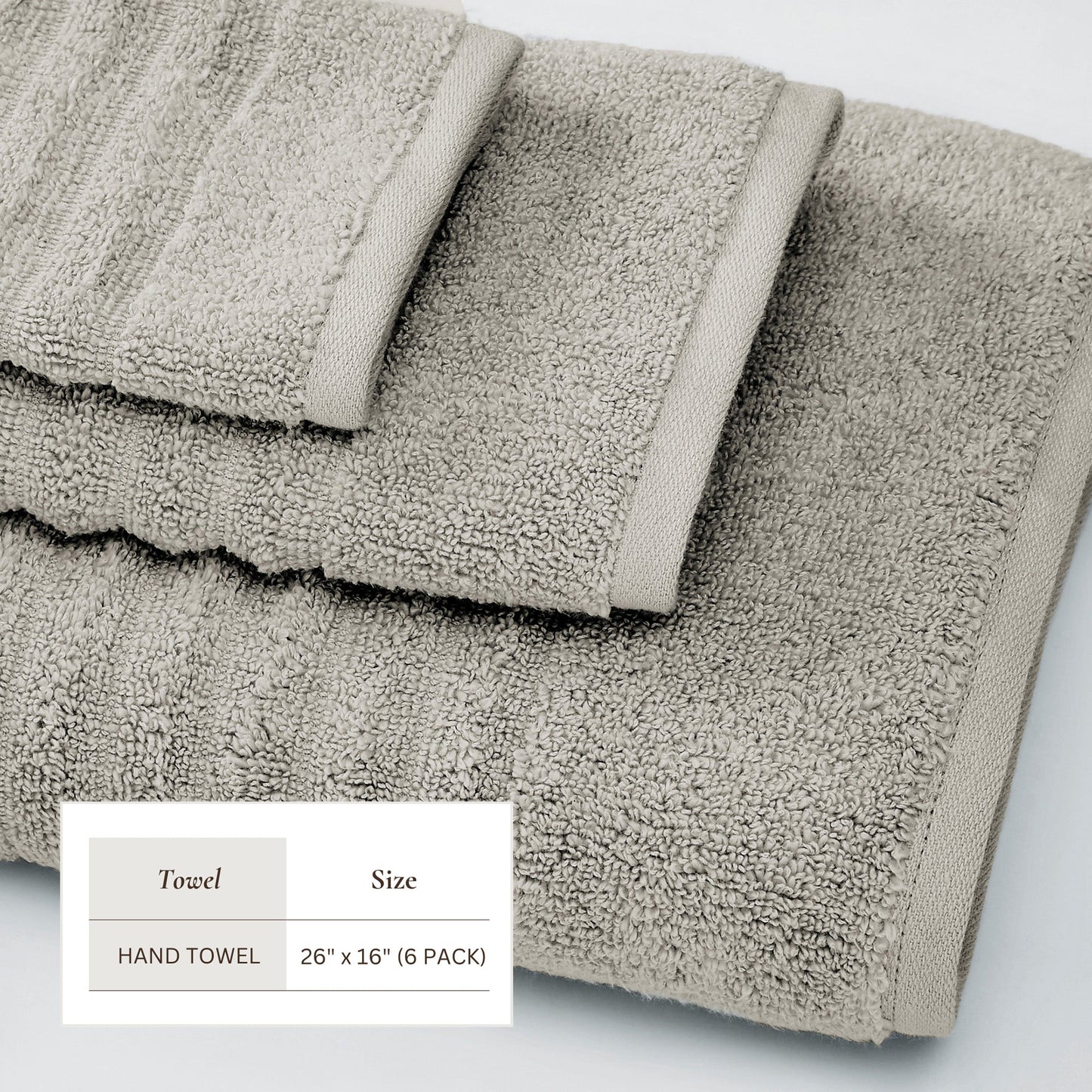 Luxury Combed Cotton Bath Towel Set - Karina Collection