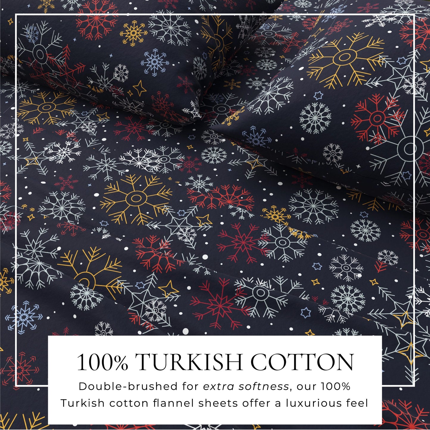 Turkish Cotton Flannel Sheet - Lakeview Collection