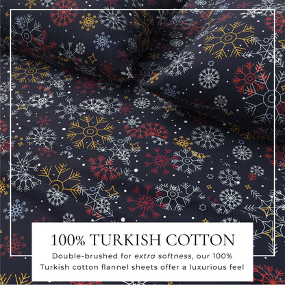 Turkish Cotton Flannel Sheet - Lakeview Collection