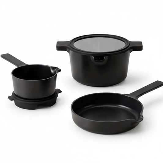 Ceramic Nonstick 5-Piece Stackable Set