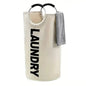 Waterproof Collapsible Clothes Hamper Laundry Basket With Padded Handles