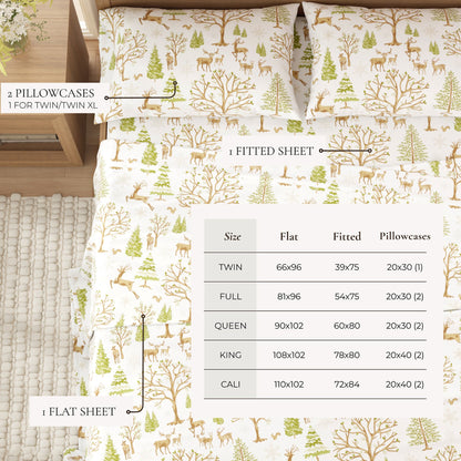 Turkish Cotton Flannel Sheet - Lakeview Collection