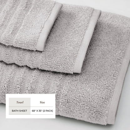 Luxury Combed Cotton Bath Towel Set - Karina Collection