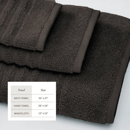Luxury Combed Cotton Bath Towel Set - Karina Collection