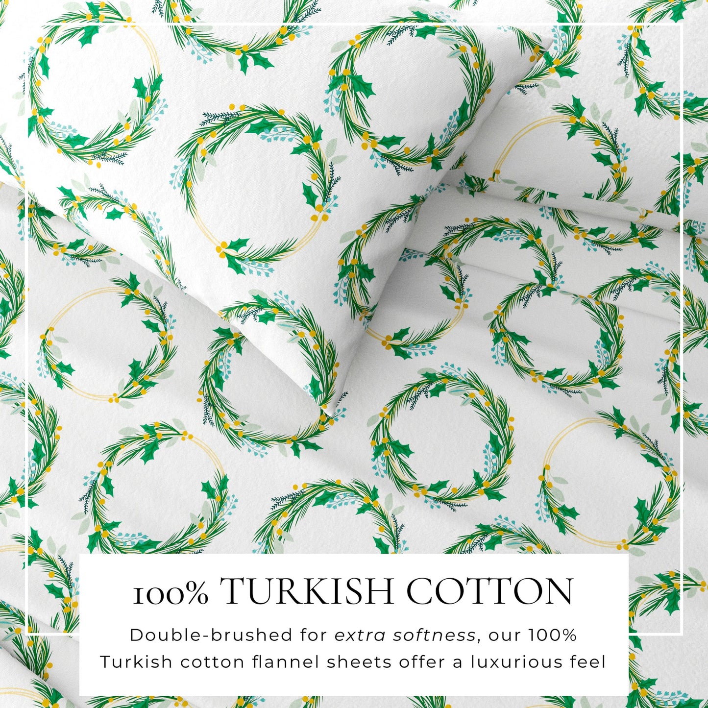 Turkish Cotton Flannel Sheet - Lakeview Collection
