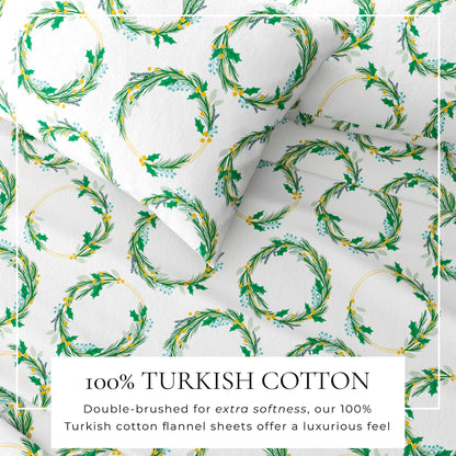 Turkish Cotton Flannel Sheet - Lakeview Collection