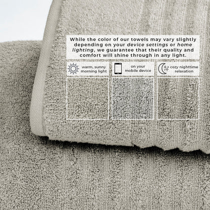 Luxury Combed Cotton Bath Towel Set - Karina Collection